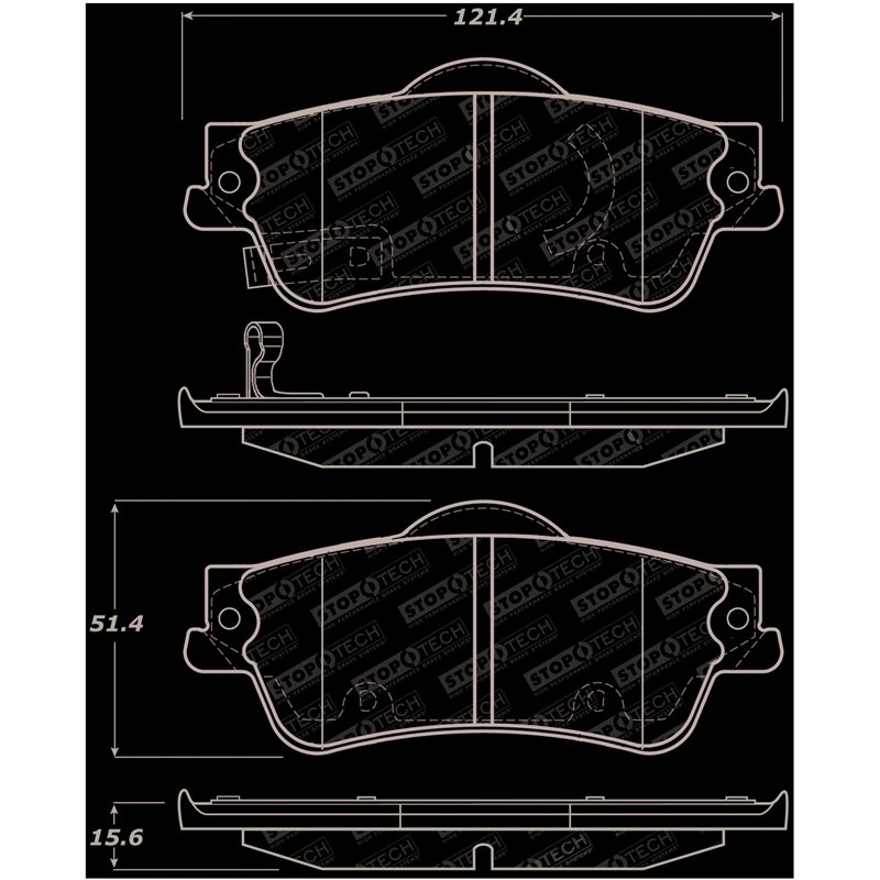 StopTech | Sport Brake Pads - Rear StopTech Brake Pads