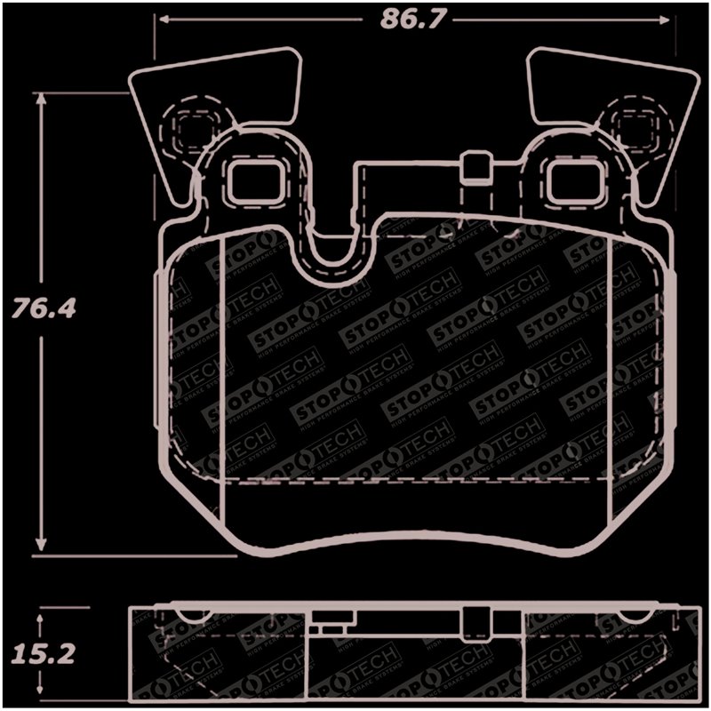 StopTech | Sport Brake Pads - Arrière StopTech Plaquettes de freins