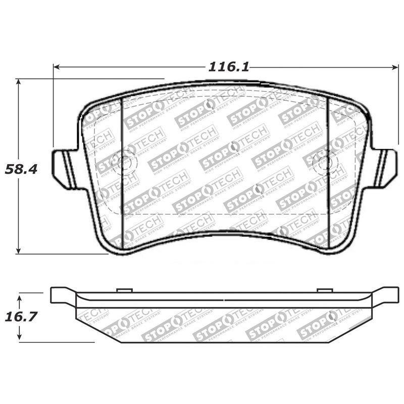 StopTech | Sport Brake Pads - Arrière StopTech Plaquettes de freins