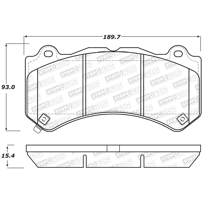 StopTech | Sport Brake Pads - Avant StopTech Plaquettes de freins
