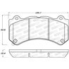 StopTech | Sport Brake Pads - Avant StopTech Plaquettes de freins