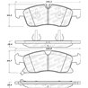 StopTech | Sport Brake Pads - Avant StopTech Plaquettes de freins