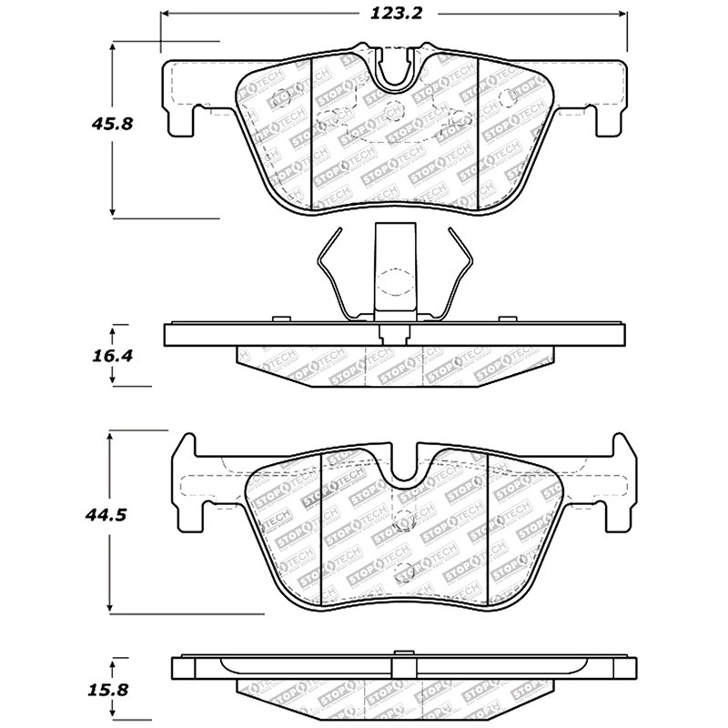 StopTech | Sport Brake Pads - Arrière StopTech Plaquettes de freins
