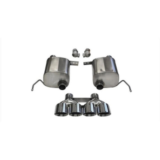 Corsa | Sport Axel-Back Exhaust System - 2.75" Quad 4.5" Tips - Corvette C7 / Grand Sport Auto 2014-2019 CORSA Performance Ax...