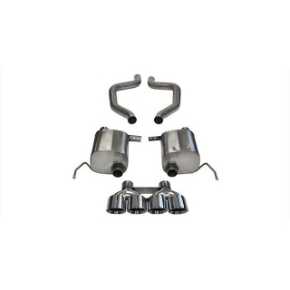 Corsa | Sport Axel-Back Exhaust System - 2.75" Quad 4.5" Tips Corvette C7 Z06 / ZR1 / GS Man CORSA Performance Axle-Back Exha...
