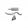 Corsa | Sport Cat-Back Exhaust System - 3.0" Twin 4.0" Tips Ford F-150 V8 5.0L CORSA Performance Cat-Back Exhausts