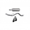 Corsa | Sport Cat-Back Exhaust System - 3.0" Twin 4.0" Tips Ford F-150 V8 5.0L CORSA Performance Cat-Back Exhausts