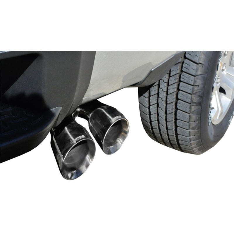Corsa | Sport Cat-Back Exhaust System - 3.0" Twin 4.0" Tips Silverado / Sierra 1500 5.3L 143.5" Wheelbase CORSA Performance C...