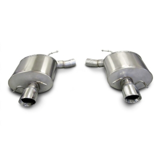 Corsa | Sport Axle-Back Exhaust System - 2.5" Single 4.0" Tips Cadillac CTS-V Sedan CORSA Performance Axle-Back Exhausts