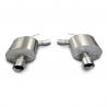 Corsa | Sport Axle-Back Exhaust System - 2.5" Single 4.0" Tips Cadillac CTS-V Sedan CORSA Performance Axle-Back Exhausts