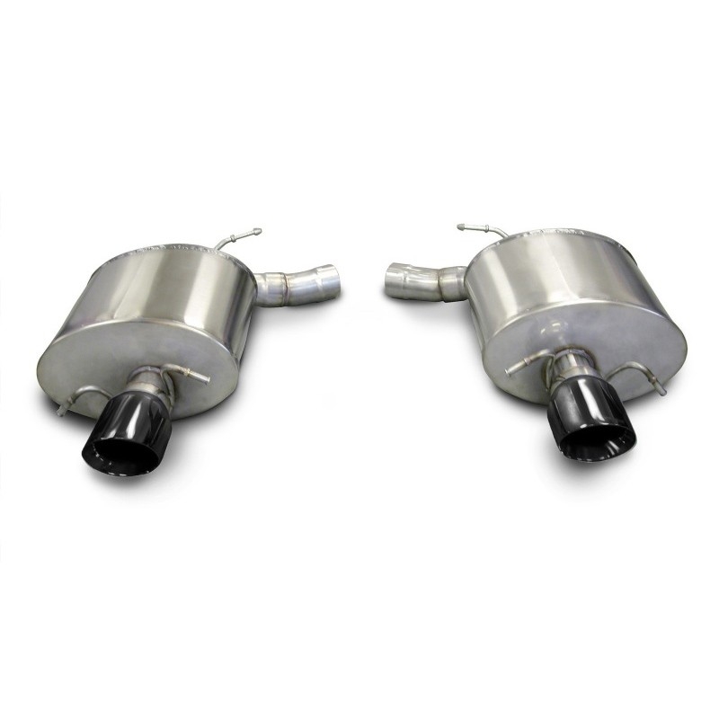 Corsa | Sport Axle-Back Exhaust System - 2.5" Single 4.0" Tips Cadillac CTS-V Sedan CORSA Performance Axle-Back Exhausts