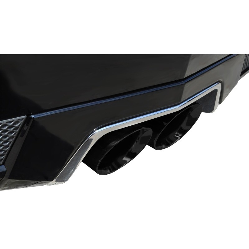 Corsa | Sport Axle-Back Exhaust System - 2.5" Single 4.5" Tips Cadillac CTS-V Coupe CORSA Performance Axle-Back Exhausts