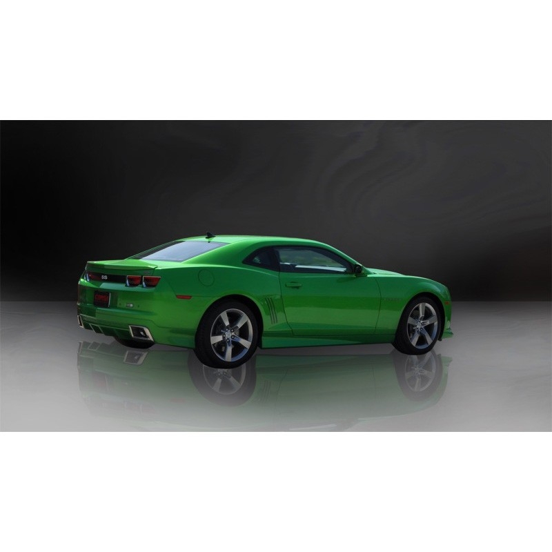 Corsa | Sport Cat-Back Exhaust System - 2.5" Single 3.5" Tips Camaro SS MT w/ GFX CORSA Performance Cat-Back Exhausts