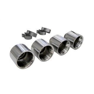 Corsa | Exhaust Tip Kit - Single 5.0" Dual Wall Titanium Tip Kit Nissan GT-R R35 CORSA Performance Embout Échappement