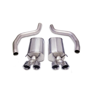 Corsa | Xtreme Axle-Back Exhaust System - 2.5" Twin 4.5" Tips Chevrolet Corvette C6 CORSA Performance Axle-Back Exhausts