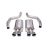 Corsa | Xtreme Axle-Back Exhaust System - 2.5" Twin 4.5" Tips Chevrolet Corvette C6 CORSA Performance Axle-Back Exhausts