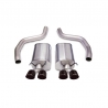 Corsa | Xtreme Axle-Back Exhaust System - 2.5" Twin 4.5" Tips Chevrolet Corvette C6 CORSA Performance Axle-Back Exhausts