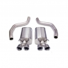 Corsa | Xtreme Axle-Back Exhaust System - 2.5" Twin 4.5" Tips Chevrolet Corvette C6 LS3 CORSA Performance Axle-Back Exhausts