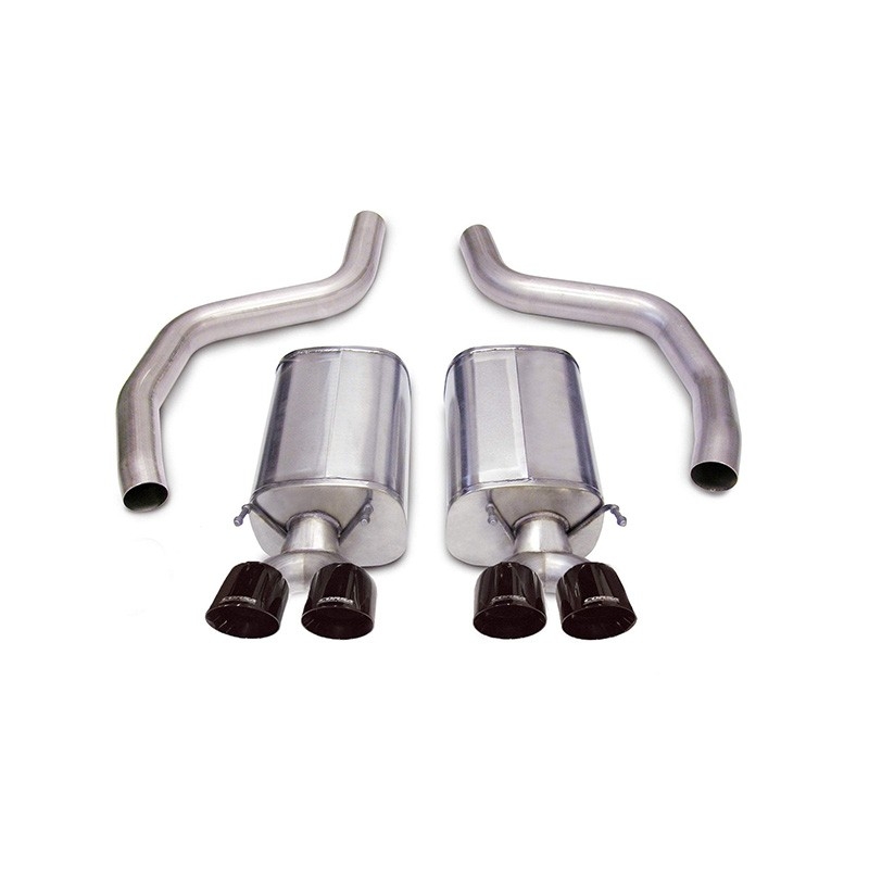 Corsa | Xtreme Axle-Back Exhaust System - 2.5" Twin 4.5" Tips Chevrolet Corvette C6 LS3 CORSA Performance Axle-Back Exhausts