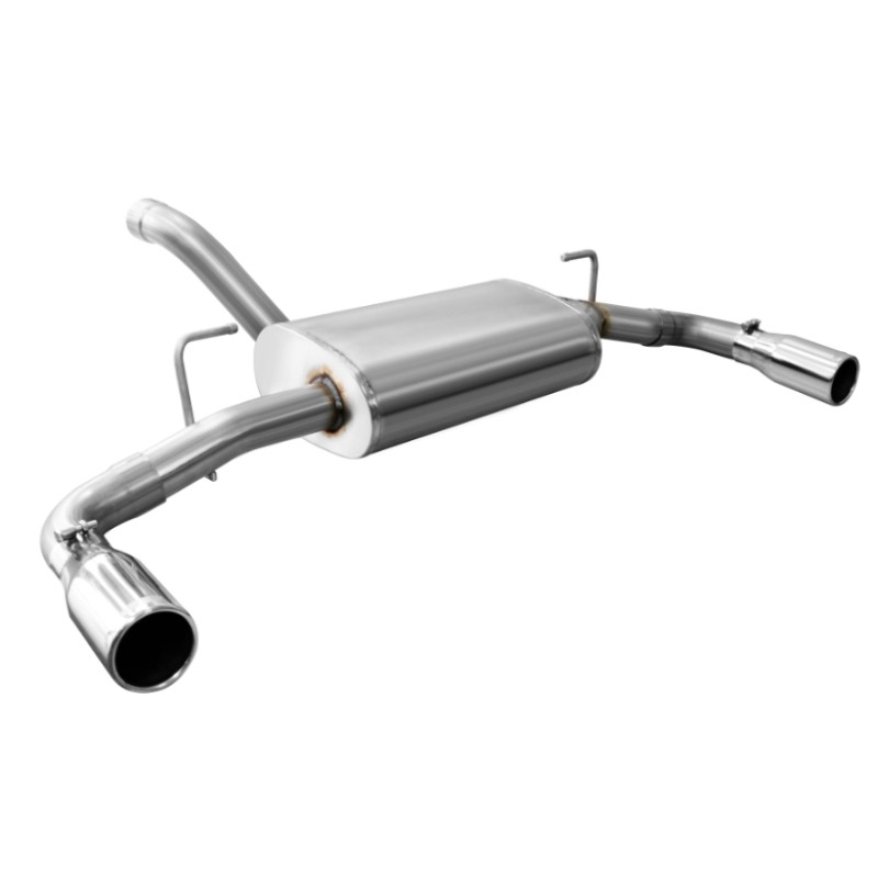 Corsa | Sport Axle-Back Exhaust System - Wrangler (JL) 2.0T / 3.6L 2018-2022 CORSA Performance Axle-Back Exhausts