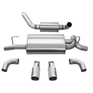 Corsa | Touring Axle-Back Exhaust System - Wrangler (JL) 2.0T / 3.6L 2018-2022 CORSA Performance Axle-Back Exhausts