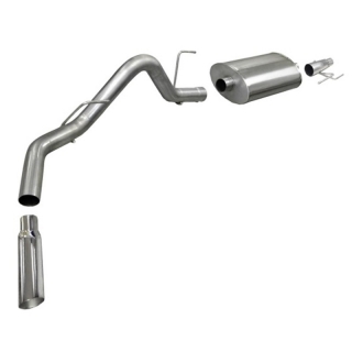 Corsa | Sport Cat-Back Exhaust System - 3.0" Single 4.0" Tips Ford F-150 EcoBoost 3.5T 144.5"/156.5"/163.1" WB CORSA Performa...