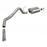 Corsa | Sport Cat-Back Exhaust System - 3.0" Single 4.0" Tips Ford F-150 EcoBoost 3.5T 144.5"/156.5"/163.1" WB CORSA Performa...