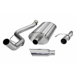 Corsa | Sport Cat-Back Exhaust System - 3.0" Single 4.0" Tips Ford F-150 V8 5.0L 144.5"/156.5"/163.1" WB CORSA Performance Ca...