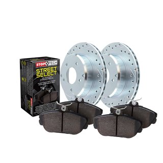 StopTech | Select Sport Axle Pack - Slotted & Drilled - Avant StopTech Ensemble de freins