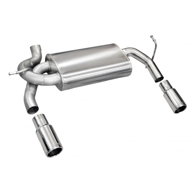 Corsa | Sport Axle-Back Exhaust System - Wrangler (JK) / Wrangler (JL) 3.6L / 3.8L 2007-2018 CORSA Performance Axle-Back Exha...