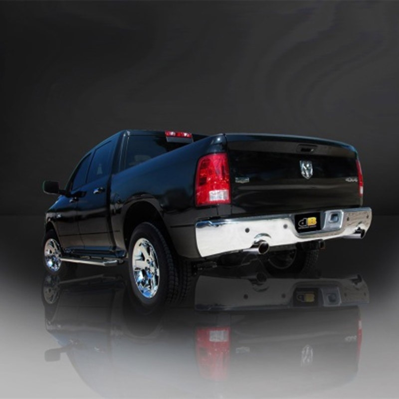Corsa | Sport Cat-Back Exhaust System - 3.0" Single 4.0" Tips Ram 1500 4.7L / 5.7L 140" WB CORSA Performance Cat-Back Exhausts