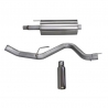 Corsa | Sport Cat-Back Exhaust System - 3.0" Single 4.0" Tips Ford F-150 V8 5.0L CORSA Performance Cat-Back Exhausts