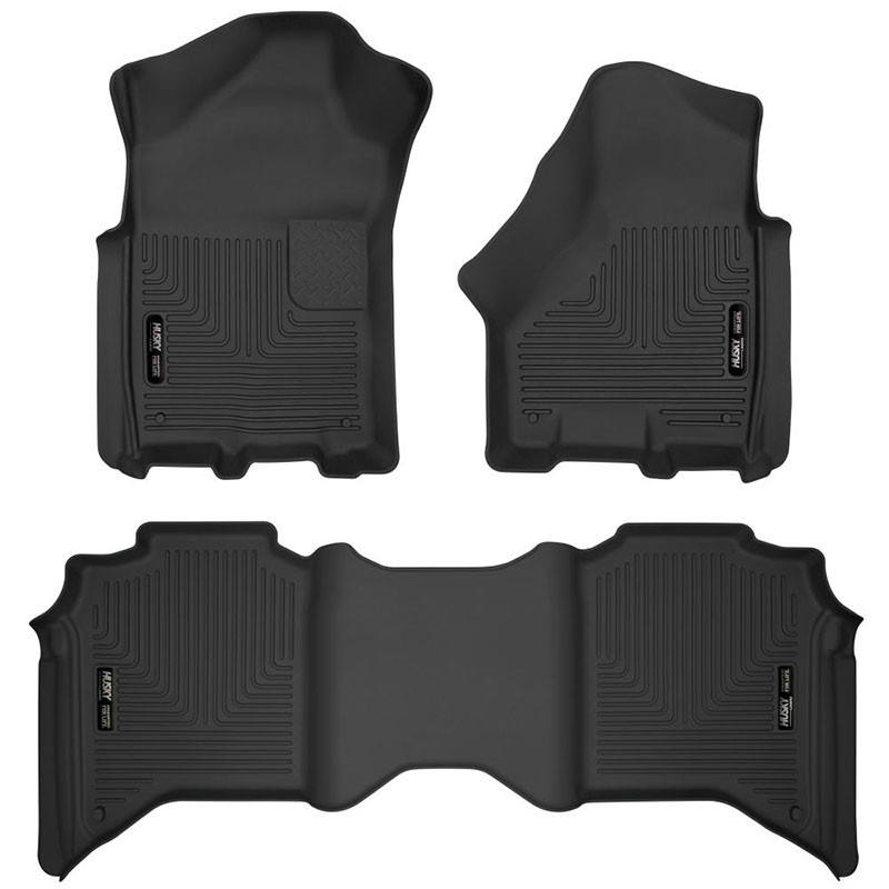 Husky Liners | Tapis X-ACT - Av. & Arr. - Ram 2500 & 3500 (Crew Cab) 19-22 Husky Liners Tapis Protecteur