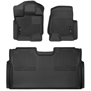 Husky Liners | Tapis X-ACT - Avant & Arr.- Ford F-150 (Super Crew) 15-22 Husky Liners Tapis Protecteur