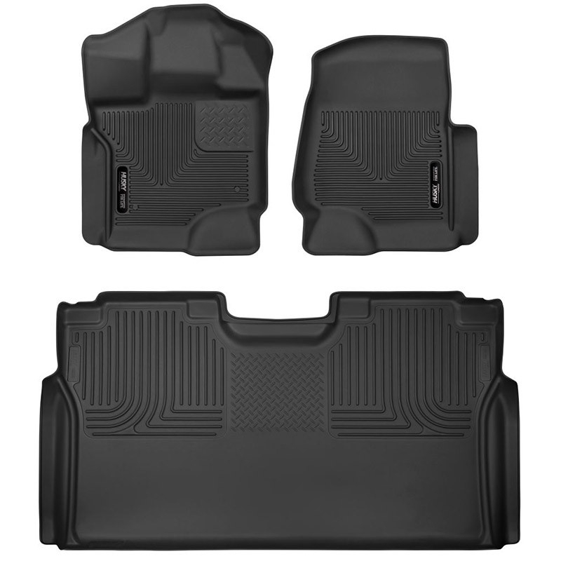 Husky Liners | Tapis X-ACT - Avant & Arr.- Ford F-150 (Super Crew) 15-22 Husky Liners Tapis Protecteur