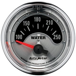 AutoMeter | GAUGE WATER TEMP 2 1/16in. 250deg.F ELEC AMERICAN MUSCLE AutoMeter Cadrans