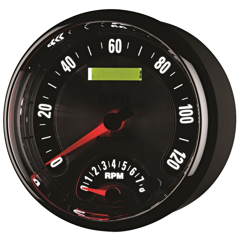 AutoMeter | GAUGE TACH/SPEEDO 5in. 160MPH/8K RPM ELEC. PROGRAM. AMER. MUSCLE AutoMeter Gauges