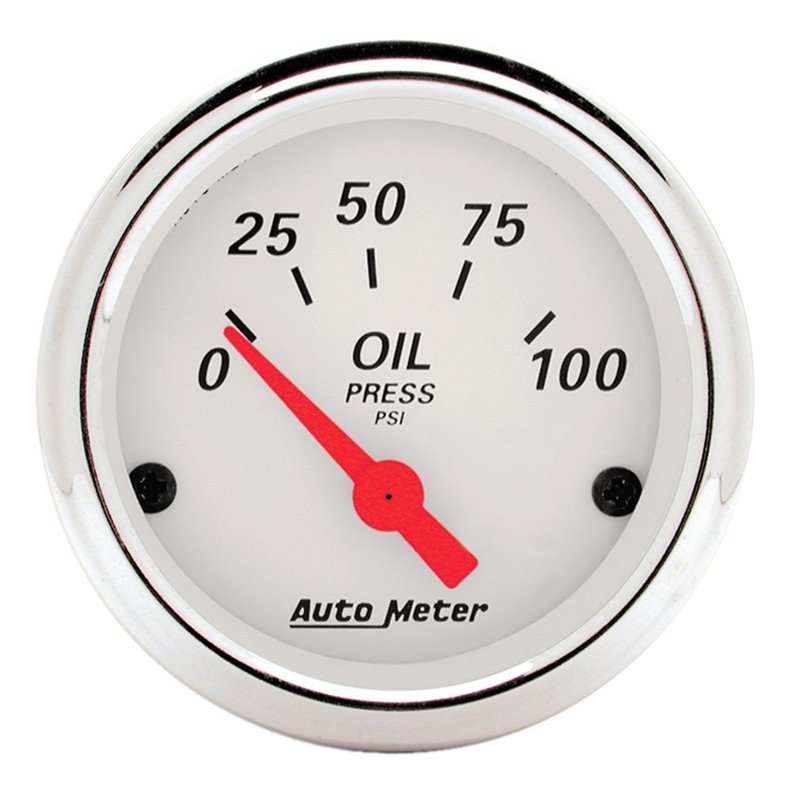 AutoMeter | GAUGE KIT 5 PC. 3 1/8in./2 1/16in. MECH. SPEEDOMETER ARCTIC WHITE AutoMeter Cadrans