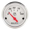 AutoMeter | GAUGE KIT 5 PC. 3 1/8in./2 1/16in. MECH. SPEEDOMETER ARCTIC WHITE AutoMeter Cadrans