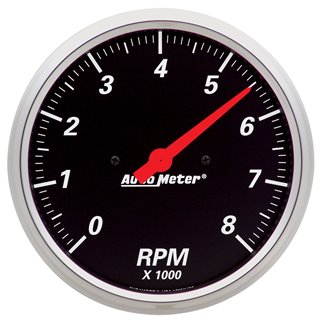 AutoMeter | GAUGE TACHOMETER 5in. 8K RPM IN-DASH DESIGNER BLACK AutoMeter Cadrans