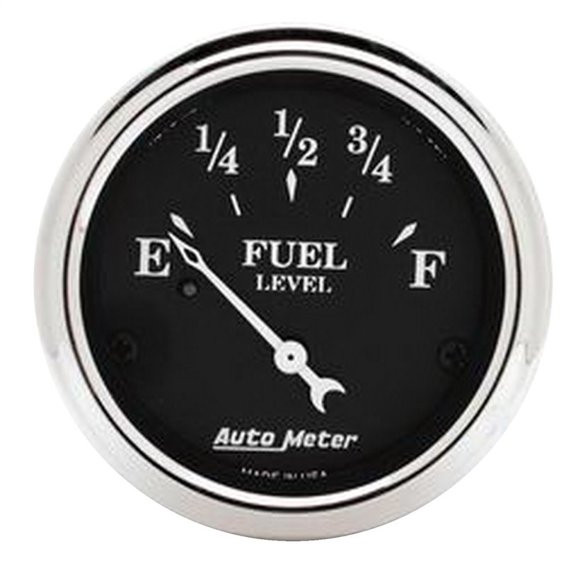 AutoMeter | GAUGE FUEL LEVEL 2 1/16in. 0OE TO 30OF ELEC OLD TYME BLACK AutoMeter Gauges