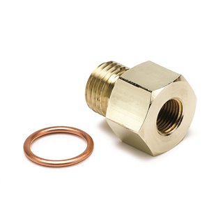 AutoMeter | FITTING ADAPTER METRIC M14X1.5 MALE TO 1/8in. NPTF FEMALE BRASS AutoMeter Part