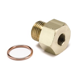 AutoMeter | FITTING ADAPTER METRIC M16X1.5 MALE TO 1/8in. NPTF FEMALE BRASS AutoMeter Part