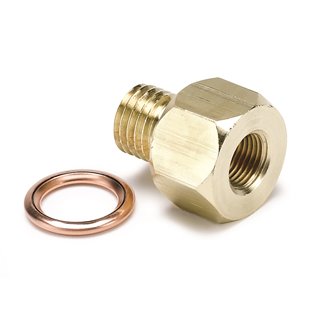 AutoMeter | FITTING ADAPTER METRIC M12X1.5 MALE TO 1/8in. NPTF FEMALE BRASS AutoMeter Accessoires