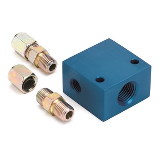 AutoMeter | FITTING ADAPTER TRANSMISSION LINE 3/8in. OD TUBING 1/2in. NPTF AutoMeter Transmission Refroidissement