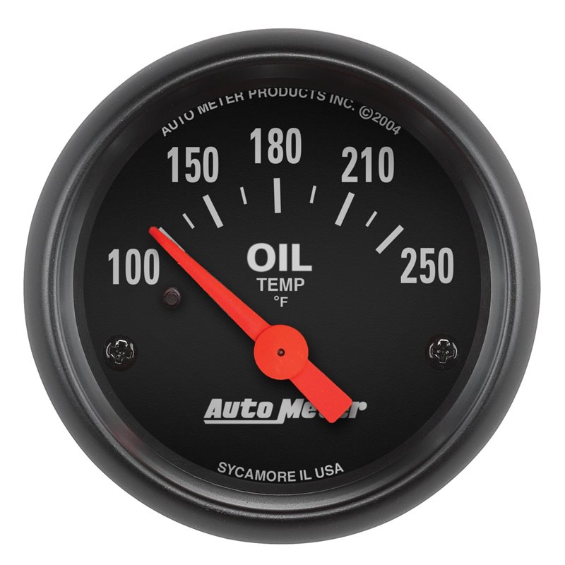 AutoMeter | GAUGE OIL TEMP 2 1/16in. 100-250deg.F ELECTRIC Z-SERIES AutoMeter Gauges