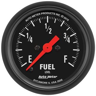AutoMeter | GAUGE FUEL LEVEL 2 1/16in. 0-280O PROGRAMMABLE Z-SERIES AutoMeter Cadrans