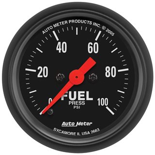 AutoMeter | GAUGE FUEL PRESSURE 2 1/16in. 100PSI DIGITAL STEPPER MOTOR Z-SERIES AutoMeter Gauges