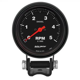 AutoMeter | GAUGE TACHOMETER 2 5/8in. 5K RPM DIESEL PEDESTAL Z-SERIES AutoMeter Cadrans