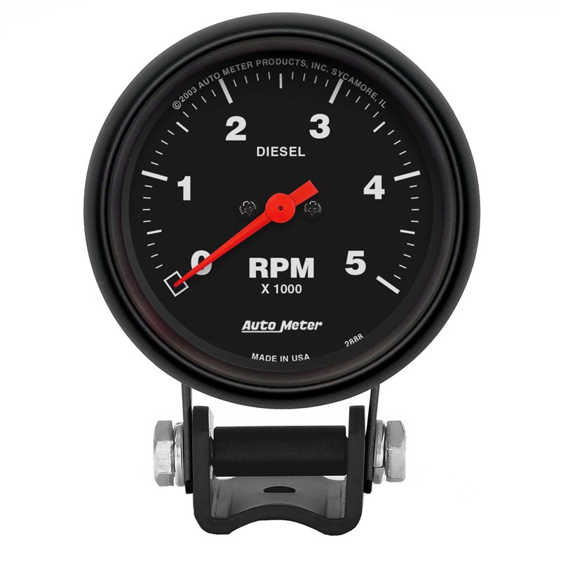 AutoMeter | GAUGE TACHOMETER 2 5/8in. 5K RPM DIESEL PEDESTAL Z-SERIES AutoMeter Cadrans